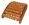 Fußmassageroller anatomisch mit 8 Achsen ca. 27 x 20 cm>>>>