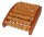 Fußmassageroller anatomisch mit 8 Achsen ca. 27 x 20 cm>>>>