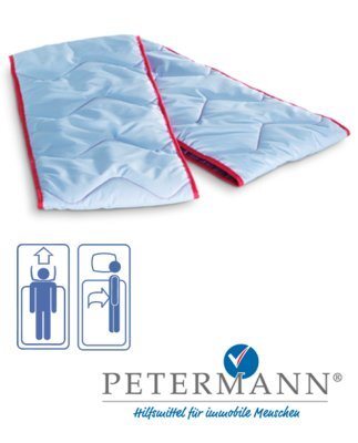 ALPHA Gleitmatte PES/Carbon,25x60cm(2Stück)blau/rot,