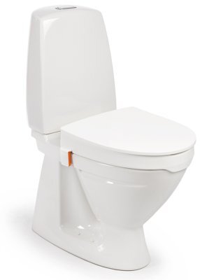 My-Loo Toilettensitzerhöhung,m.Klammern,m.Deckel,10cm,
