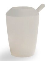 Trinkbecher mit Deckel, transparent>>>>