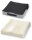 Sitzkissen Kalli Form 40 - 120 kg mit Pharmatex PU-Bezug, grau-schwarz>>>>40 x 40 cm
