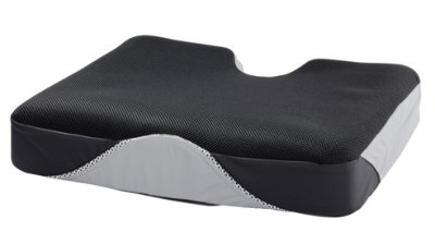 Sitzkissen Iskio B-M 40-150Kg mit Bezug, grau-schwarz>>>>46 x 43 cm