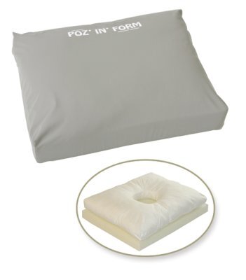 Poz-In-Form Lagerungskissen für den Kopf 50 x 40 x 9 cm, grau>>>>