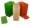 Medikamentendispenser 7 Tage,rot,transparent,
