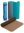 Deuser Yoga Matte TPE,183x61x0,6cm hell-/dunkelblau,