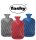 Wärmflasche Karo-Halblamelle>>>>Farbe: saphir