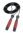 Springseil Basic Rope Deuser ca.2,80m, schwarz-rot>>>>