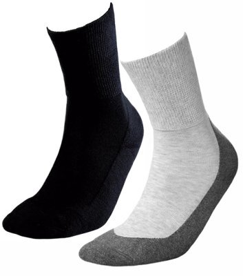 DeoMed Medic Deo Cotton Socken,aschgrau/grau Gr.38-40,