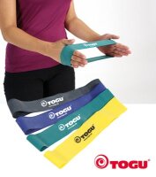 Theragym Powerband Loop-Set gelb, grün, blau und schwarz (VPE: 4 Stück)>>>>