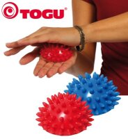 Semi Noppenball 8x4cm rot,(TOGU),