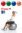 ABS-Power-Gymnastikball i.Ktn.,45cm terra(TOGU),