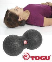 Blackroll DuoBall Massageball,12cm schwarz(TOGU),