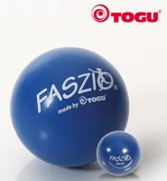 Faszio Ball blau>>>>Ausf.: Durchmesser 10 cm