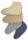 Fußwärmer/Bettschuhe 50% Angora natur (Paar)>>>>Gr. M