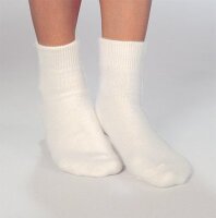 Fußwärmer/Socken 40% Angora m.Frotteesohle...