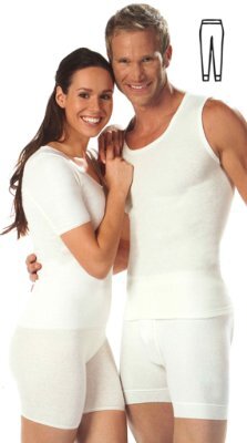 Feinwäsche Soft Damen-Hose, lang 40% Angora, natur>>>>Gr. L