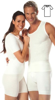 Feinwäsche Soft Herren-Hemd, 1/2 Arm 40% Angora, natur>>>>Gr. XXL