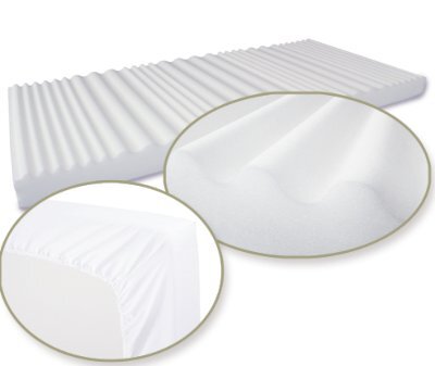 Anti-Dekubitus-Schaumstoff-Matratze Rhea inklusive Cutalon-und Trikotbezug>>>>200 x 100 x 12 cm