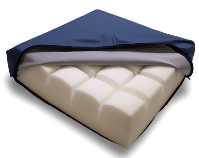 Anti-Dekubitus-Sitzkissen aks-maxisit mit Inko-Air-Bezug 42x42x9 cm blau>>>>