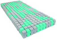 Schaumstoffsystem aks-varioplus 90x200x15 cm, gerollt...