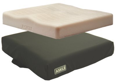 Sitzkissen Viscoschaum>>>>Ausf.: Belastbarkeit 120 kg 43 x 47 cm