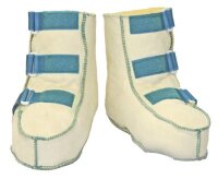 Reha-Schuhe Echtfell medizinisch mit Klettverschluss,...