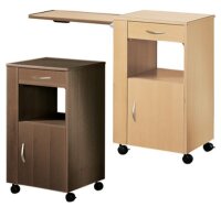 Nachttisch storeline t300, mit integrieter Tischplatte>>>>Farbe: Buche Dekor