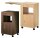 Nachttisch storeline t300, mit integrieter Tischplatte>>>>Farbe: Buche Dekor