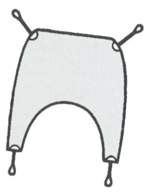 Sitzgurt für Patientenlifter INVACARE BIRDIE Gr. M>>>>