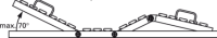 Bett BELLUNO 24V,4-get.,90x200cm,Holz Sonoma Eiche,