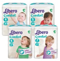 Kinderwindel Libero ComfortMaxi Gr.4 7-11kg(8x26Stk)