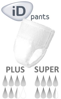 iD Pants TBS Super Medium Hüfte 80 bis 120 cm (1 Karton:6x12Stk.)>>>>