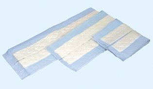 Flockenunterlage Abri-soft Classic 60x60cm Saugstärke 1300 ml. (1 Karton: 4x25Stk)>>>>