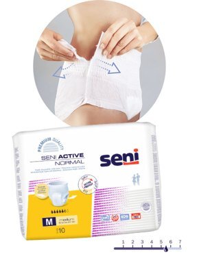 Einweginkontinenzslip Seni,Active Normal Large(8x10Stk.),