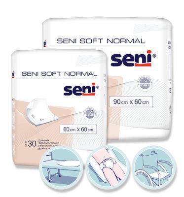 Bettschutzunterlagen Seni Soft Normal 40 x 60 cm (1 Karton: 12 x 30 Stück)>>>>