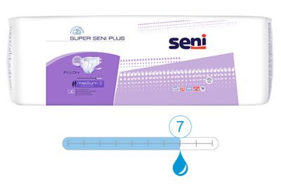 Inkontinenzhosen Seni Super Plus XX-Large, Hüfte 160 bis 210 cm(1 Karton: 6 x 10 Stück)>>>>