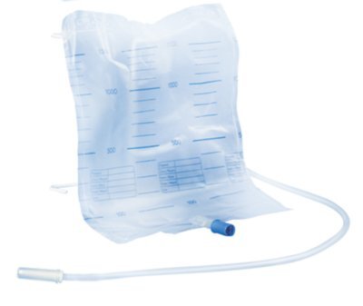 Urinbeutel 2000 ml. mit Ablassventil, unsteril 130 cm (VPE: 10 Stück)>>>>