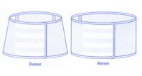 Schiebler Abdominalbandage,FEMINA Gr.L weiß,