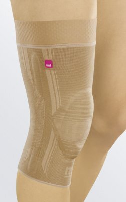Kniebandage Genumedi extraweit mit Haftband>>>>Farbe: sand Gr. VII