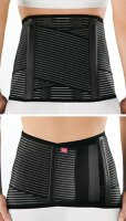 Kreuzbandage Lumbamed Active, schwarz>>>>Gr. 1
