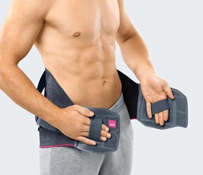 Lumbalorthese Lumbamed Disc, silber>>>>Ausf.: Herren Gr. 4