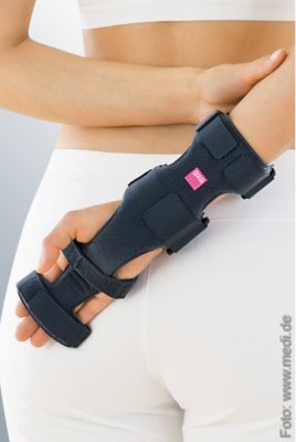 medi CTS Handgelenkorthese mit Fingerfixierung grau>>>>Gr. 2