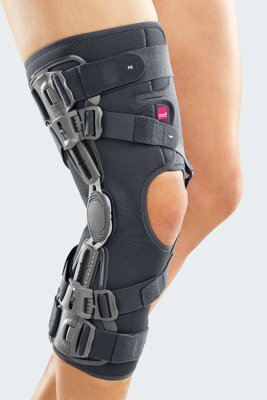 medi Knieorthese Soft OA, links Varus, rechts Valgus grau>>>>Gr. M