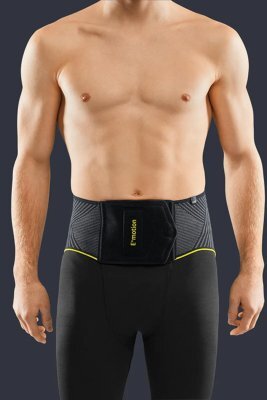 LWS-Stabilisierungsorthese Lumbamed plus E+motion 3.0 schwarz-gelb>>>>Gr. IV