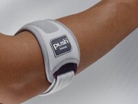 Push med Ellenbogenbandage Epi,grau/aubergine,
