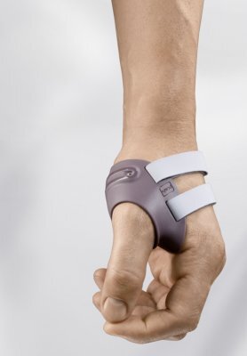 Push Ortho Daumenorthese CMC,links grau/aubergine Gr.2,