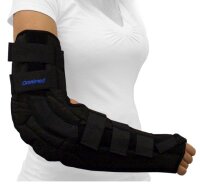 OMNIMED Stabile Post-OP Epi Ellenbogenschiene schwarz>>>>Gr. M links