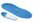 Weichschaum-Rohling langs.4mm,Thermosoft blau perf.Gr.35,