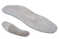 Weichpolster-Rohling langs.,2,5mm Microvelour sand Gr.36,